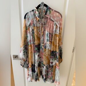 Zimmermann Floral Patchwork Dress Size 1